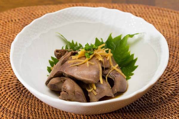 鶏レバー生姜煮